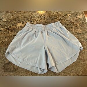 Pale blue Lulu shorts sz 6 euc